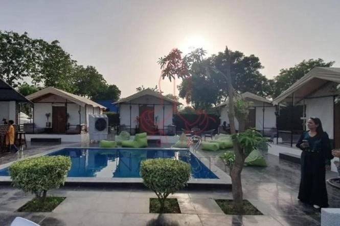 Luxury Farmhouse In Chhatarpur With Pool 뉴델리 외부 사진